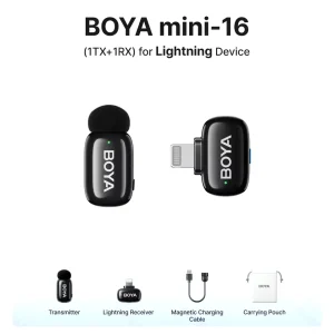 BOYA Mini 16 For I Phone IOS Wireless Microphone