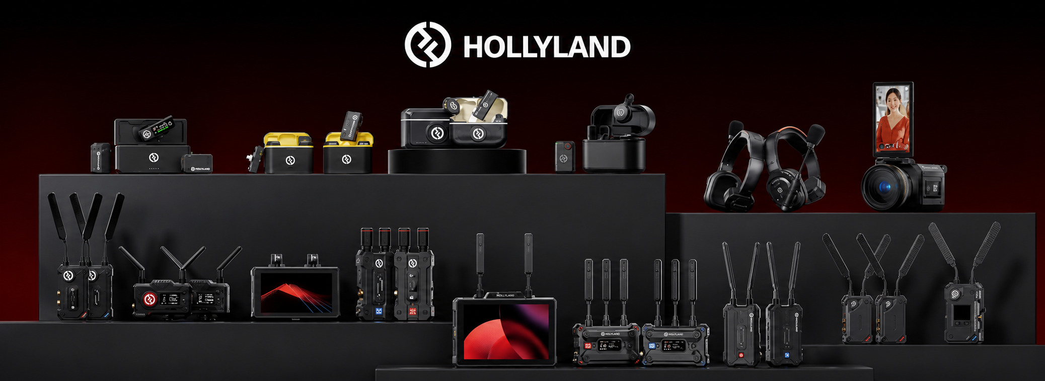 Hollyland Tech Product Showcase Display